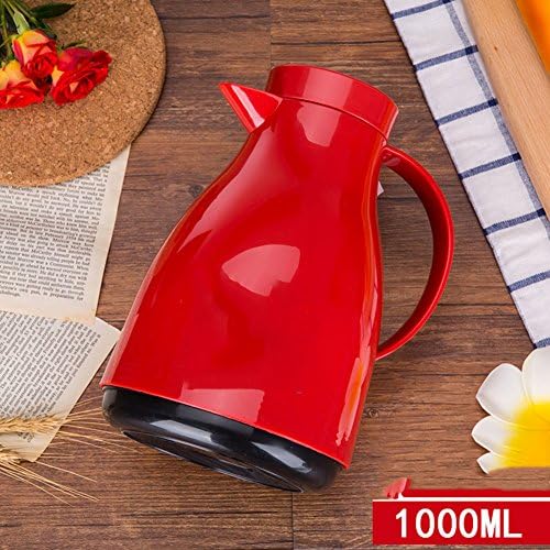 HURBHDGYDFMNV European simple vacuum flask Large-capacity insulation pot Household vacuum flask High capacity hot water bottle1L-B 7x10inch