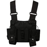 Wireless PROTECH MOLLE Advanced Tactical Chest Vest with Adjustable Pockets