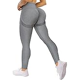 FITTOO Butt Lift Seamless Leggings for Women High Waisted Booty Workout Yoga Pants Gym Tights