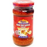 Rani Vada Pav Garlic Chutney 10.5oz (300g) Glass Jar, Ready to Eat ~ Vegan | Gluten Free | NON-GMO | Indian Origin