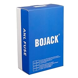 BOJACK 2 Pcs 200A Clear Shell ANL Fuse Holder and 2
