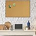 Lockways Cork Board Bulletin Board| Wall-Mounted Double Sided Corkboard 36