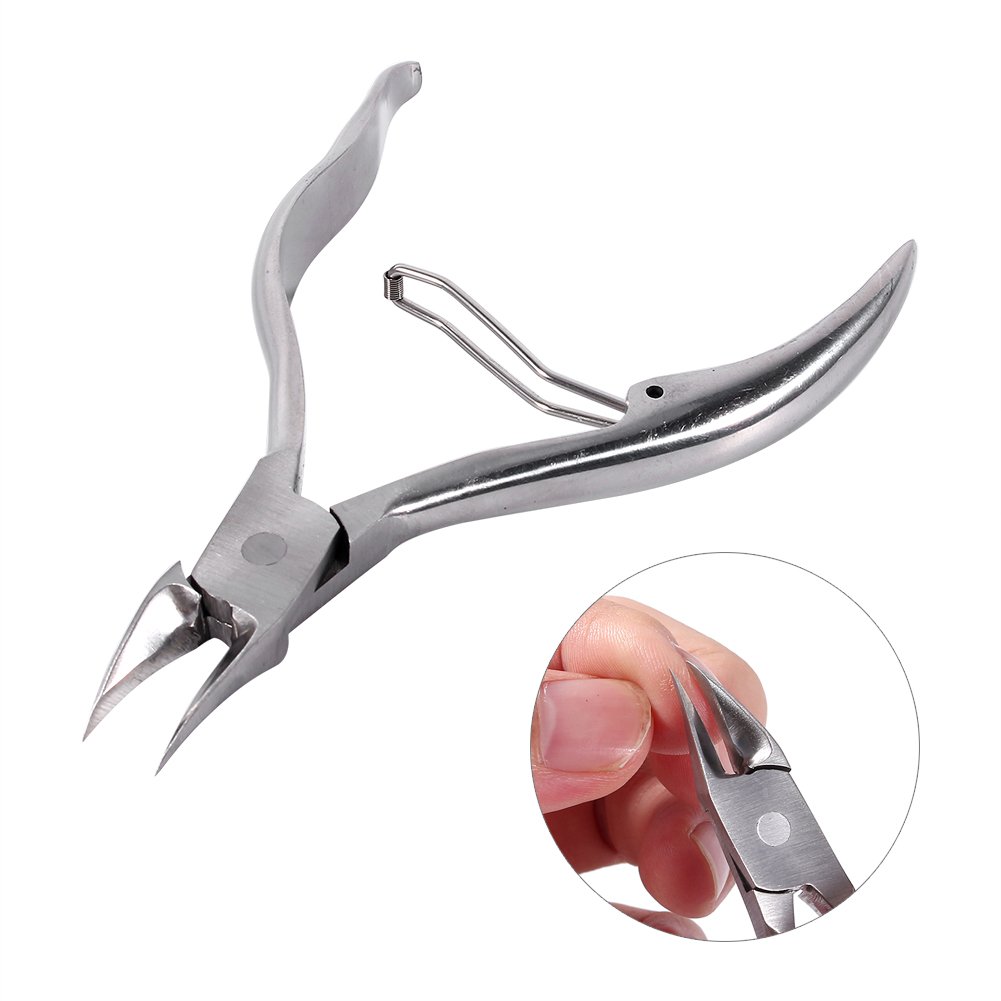Toenail Clippers Trimmer, Thick Toenails Nipper Professional Stainless Steel Cuticle Trimmer Scissors Toenails Nail Clippers for Thick or Ingrown