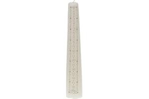 Celebration Candles Wedding Unity 15-Inch 1 to 50 Year Numbered Countdown Anniversary Candle, White, 3x15