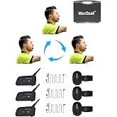 Maxquall Referee Headset 3 Referees Talk Same time Football Wireless Headsets Coach Headset Soccer Communication System Sets