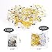 70th Birthday Decoration,Konsait 70th Birthday Hanging Swirl (15Counts),Happy Birthday & 70 Table Confetti (1.05oz) Black and Gold Hanging Swirl Ceiling Decor Table Decor for Birthday Party Decoration