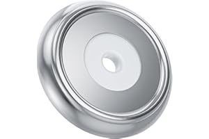 OLAISMLN Metal Tub Spout Cover Ring, Stainless Steel Trim Plate for Tub Spout, with 1 Pcs Foam Gasket, 1-1/2 Inch ID and 3-5/8 Inch OD