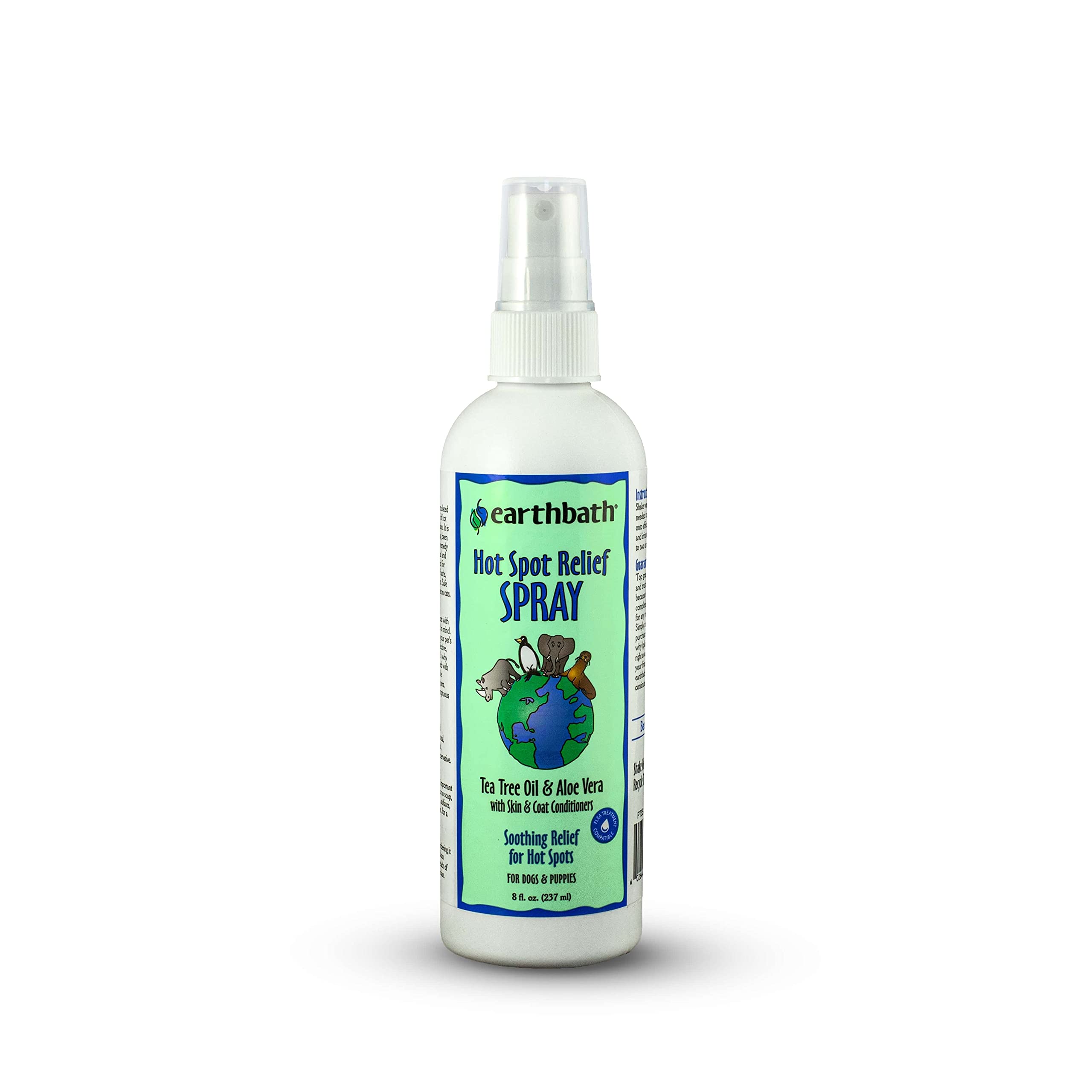 Earthbath All Natural Hot Spot and Itch Relief Deodorizing Spritz, 8-Ounce