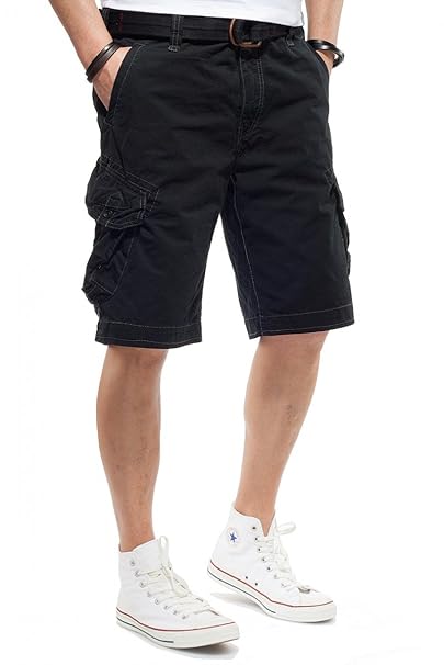 pantaloncini cargo neri