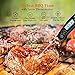 Digital Meat Thermometer - Latow Instant Read Meat Waterproof Thermometer w/ Backlit & Calibration Bottle Opener Function Long Probe Portable Thermometer for BBQ Indoor Outdoor Kitchen Oven