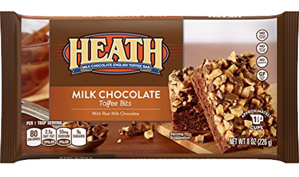 Heath Milk Chocolate & Toffee Bits, 8Ounce bags (Pack of