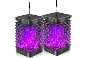 EOYIZW Solar Lights Outdoor, 99 LEDs Solar Halloween Lights Outdoor Solar Lantern- IP65 Waterproof Solar Garden Lights Decor for Halloween Garden Yard Porch Patio 2 Pack