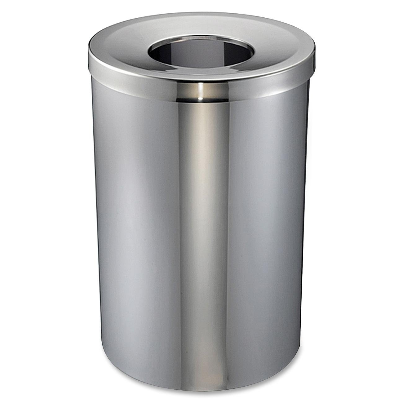 Genuine Joe - GJO58895 30 Gal Stainless Steel Trash Receptacle: Industrial & Scientific