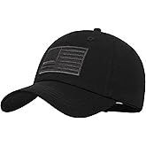 American Flag Baseball Cap - Cotton Unstructured Patriotic Hats for Men Women - Low Profile & Adjustable Fit for Daily Wear