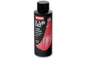 Jacquard SolarFast Dye - 8oz - Red - Create Remarkably Detailed Photographs, Photograms, and Shadow-Prints on Paper or Fabric