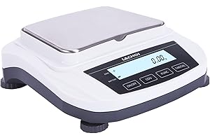 LACHOI Lab Scale 600gx0.01g High Precision Scale 0.01g Accuracy Laboratory Digital Analytical Balance Jewelry Gram Pharmacy LCD Display(No Test Weight)
