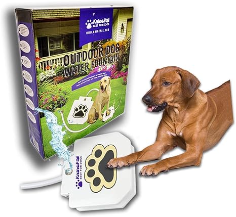 Pet Supplies Kninepal Outdoor Dog Fountain Step On Paw