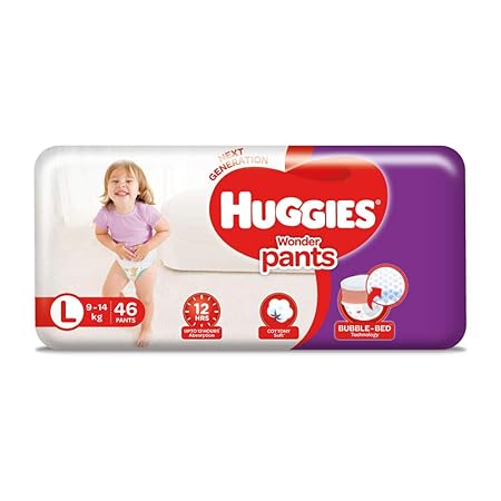 Huggies Wonder Pants, Large Size Diapers, 46 Count