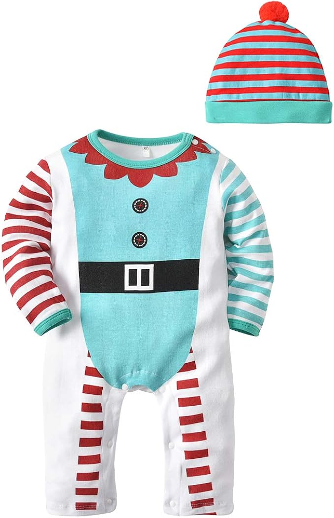 baby christmas sleepsuit