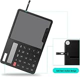 HIHUHEN HY-666KA Calculator with Writing Pad Solar Battery Dual Power 12-Digit view 4