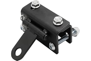 HPURBCV Universal Snowmobile Bumper Hitch, Adjustable Heavy Duty Steel Snowmobile Sled Trailer Towing Hitch Kit Compatible wi