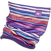 Turtle Fur Youth Comfort Shell Neckula Fleece Lined Neck Warmer Ages 7-12, A Happy Stripe