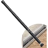 Sliding Door Security Bar，17.7-50.5inch Adjustable Locking Window Safety Bar with Rubber Tips,Diameter 1inch Window Security 