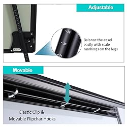 DexBoard Dry Erase Easel 36" x 24", Height