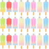 HOODANCOS Ice Pendant Keychain Charms for Jewelry Making Lightweight Creative Diy Craft Accessories for Bracelets Earrings and Necklaces