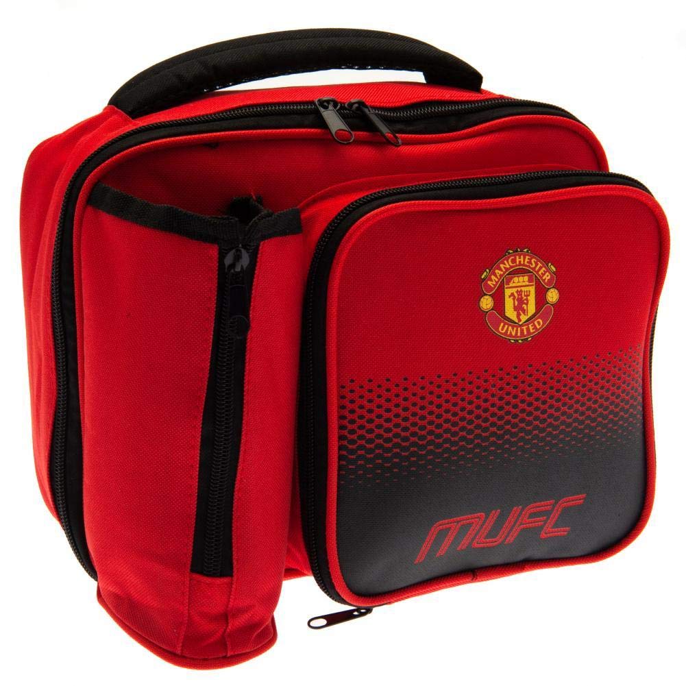 Manchester United F.C. Fade Lunch Bag (One Size) (Red)