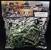 WWII US Infantry Paratroopers 24 Piece Set Green Plastic Toy Soldier Figures 1/32 Scale 2.25