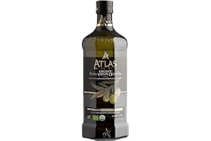Atlas Organic Extra Virgin Olive Oil 750ml - First Cold Pressed – Single-Origin EVOO, naturally rich in polyphenols, ultra-lo