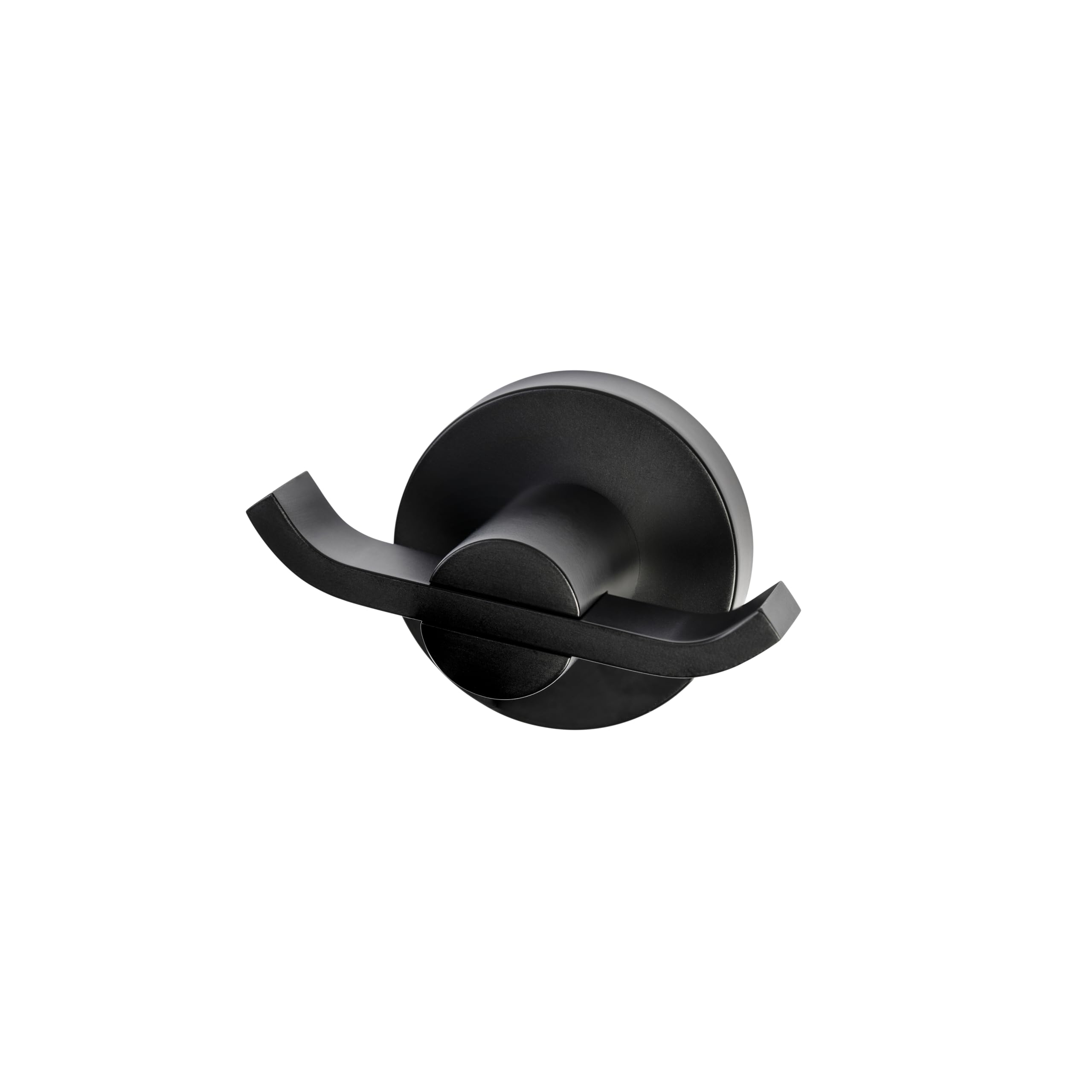 Croydex Metra Flexi-Fix Double Robe Hook, Matt Black
