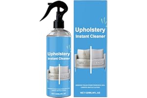 Upholstery Cleaner Spray,120ml Quick Dry No Rinse Cleaning,Waterless Upholstery Cleaner for Furniture | for Home Bedroom Livi