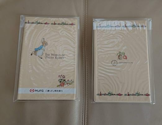 Amazon Co Jp ピーターラビット通帳ケース ２つセット非売品三菱ufj銀行 ホビー 通販