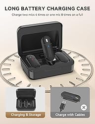 maxtopfit Wireless Lavalier Microphones for iPhone