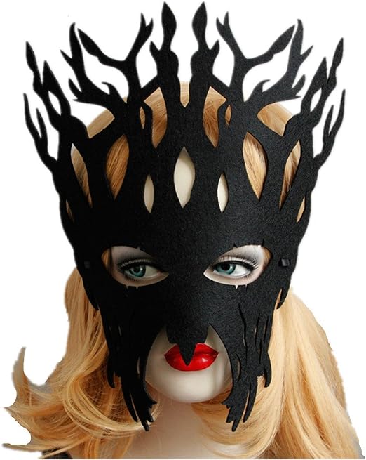 ARK Survivor Damen Maskerade Maske – Elegante Schwarze Karneval Maske Für Gala, Halloween & Kostümparty