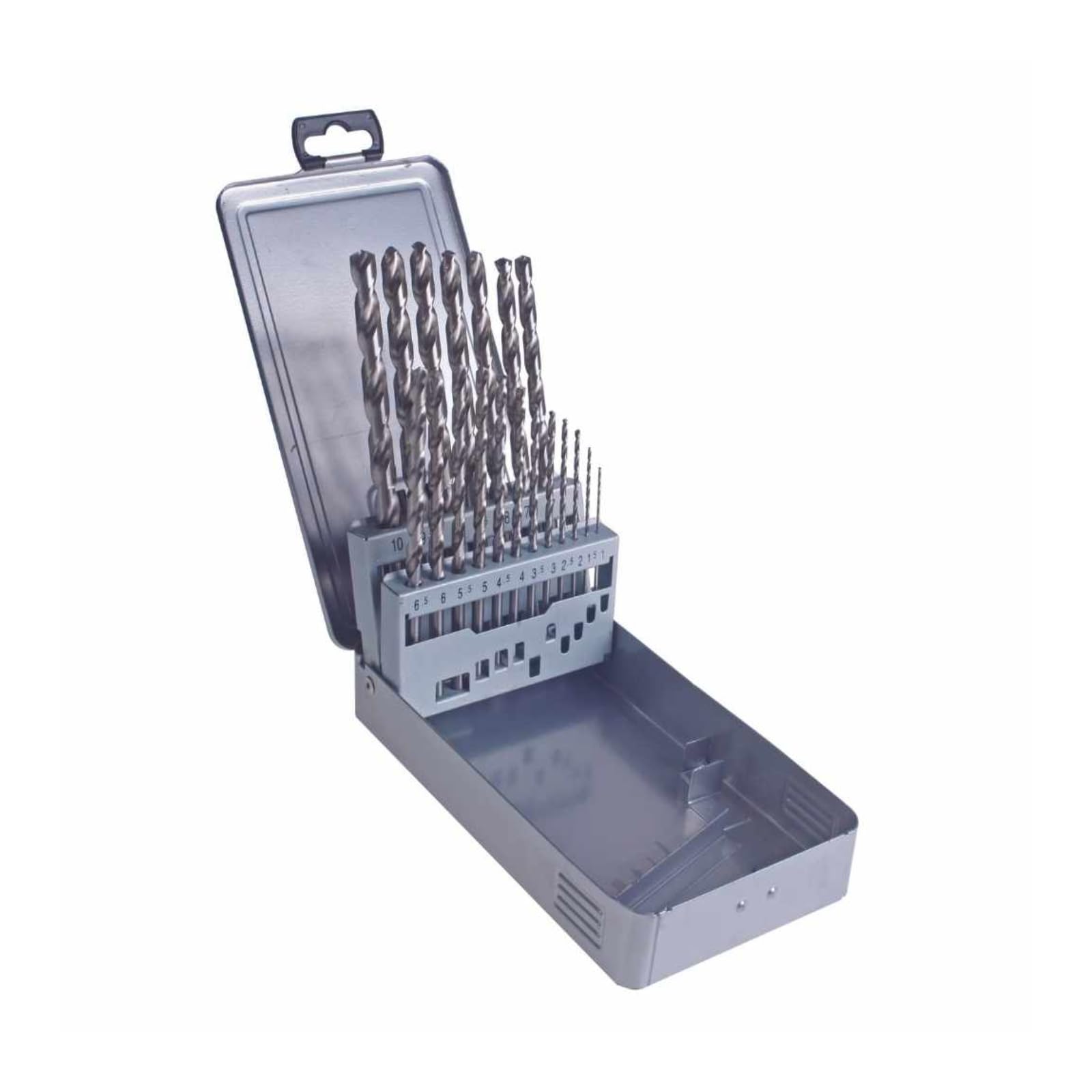 DART LHSSSET19 HSS Drill Bits, Silver