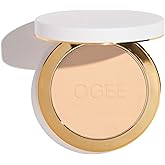 Ogee Sculpted Skin-Perfecting Makeup Setting Powder - Sand - FULL SET (Case & Refill) - Lightweight Powder Foundation Made wi
