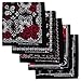 Elephant Brand Bandanas 100% Cotton Since 1898-5 Pack (Biker 2)