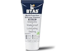 BTAS Dielectric Grease for Electrical Connectors Automotive Spark Plug Boot Battery Terminal Marine Dialectical Electronics Wiring Die Electric Contact Silicone Dialectric Grease 1 oz 1 Pcs