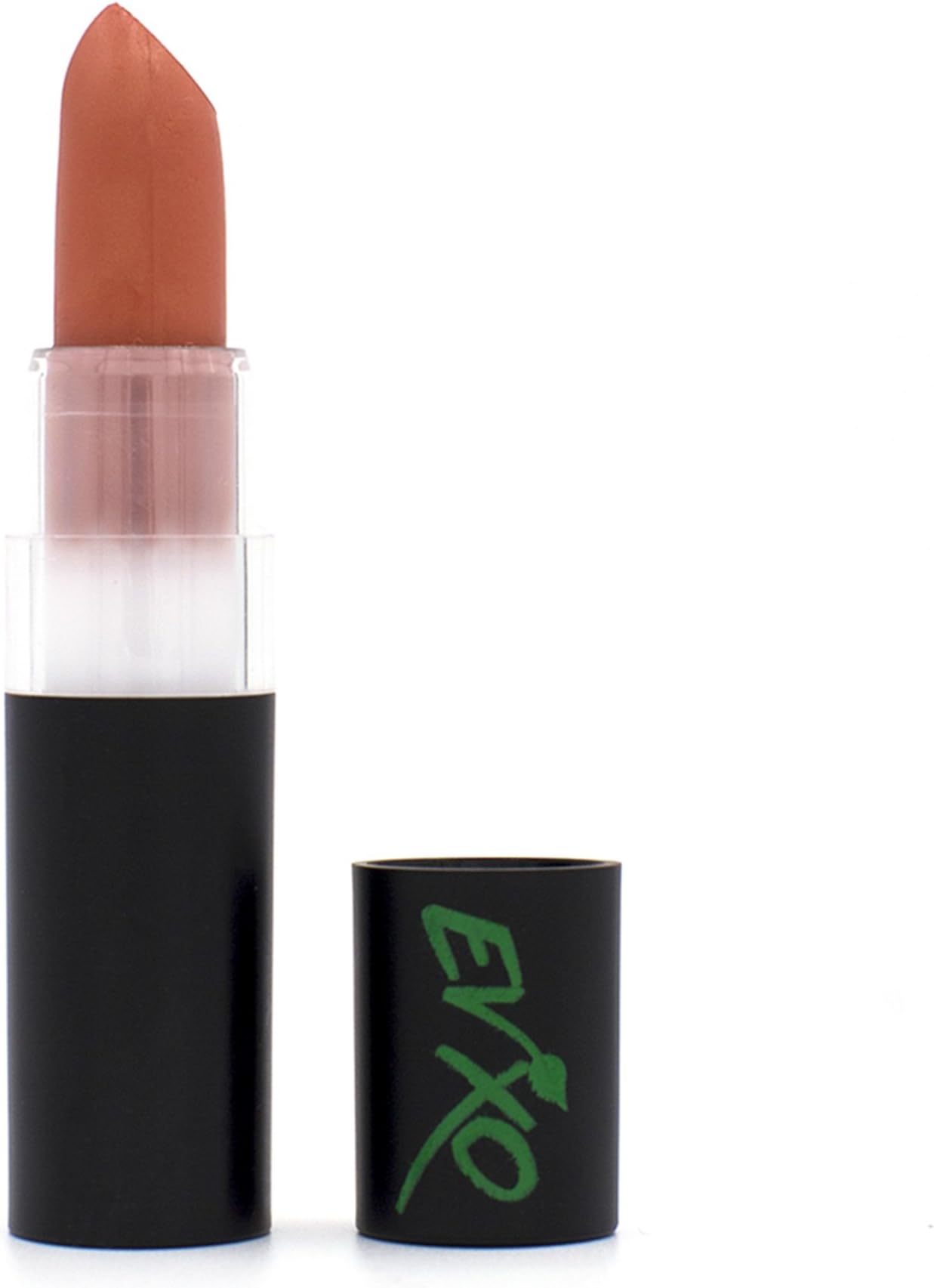 Natural and Organic Lipstick - Cruelty-Free, Gluten-Free, Vegan, Hydrating Antioxidant Formula for Sensitive Skin (Coral Kisses) by EVXO