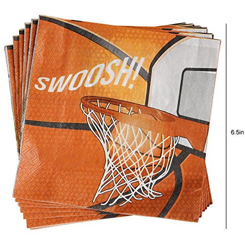 5 Basketball+Supplies+Including+Napkins+Tablecloth