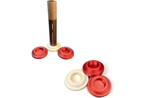 Sturdy 40mm Base for Puffco Pivot with 19.75mm Insert - Pack of Three for Stable Upright Storage.