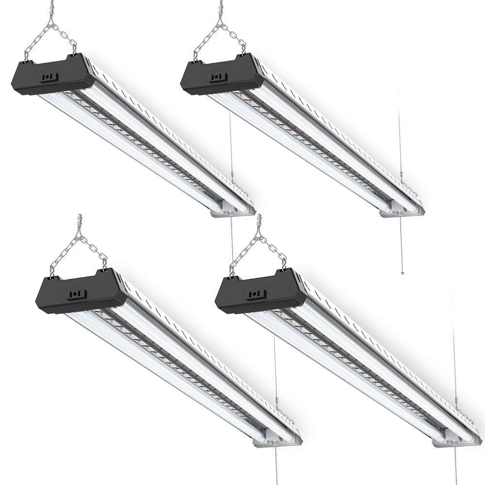 Sunco Lighting 4 PACK ENERGY STAR 4ft 40W LED Industrial Utility