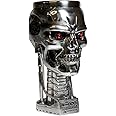 Nemesis Now Terminator Head Goblet 17cm Silver, Resin w/Stainless Steel Insert