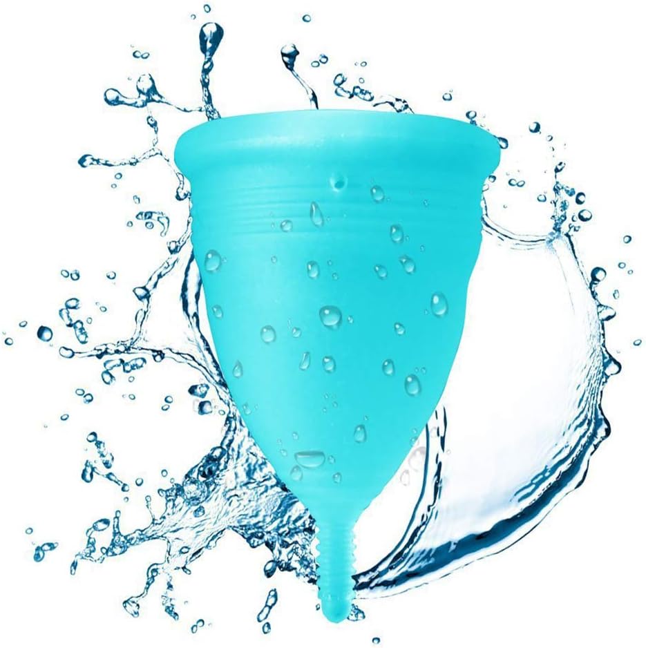 Nanlille Menstrual Cup for Women 2 Pack 25ML/35ML Comfortable Reusable No Leakage Safe PDA CE Certification Period Cup