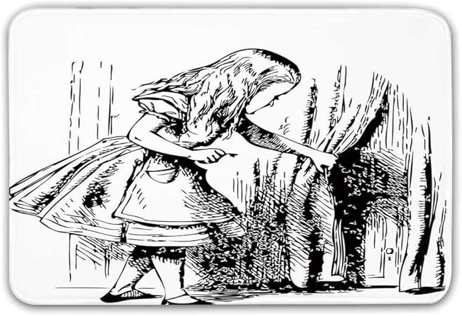 Alicia en el País de las Maravillas Alfombrillas antideslizantes con