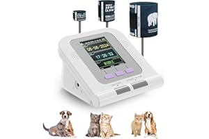Veterinary Electronic Sphygmomanom, Pet Blood Pressure Measurement, Automatic Measurement Of Dog And Cat Animal Care With 3 C