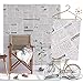 Yifely Old Fashion Newspaper Furniture Paper Adhesive Shelf Liner Locker Sticker 17.7 Inch by 9.8 Feet
